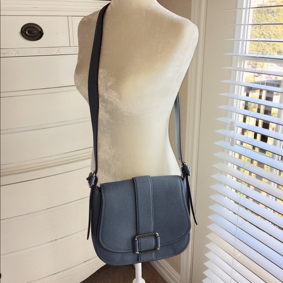 Michael Kors Maxine Large Saddle Bag in Denim NWT - Picture 2 of 5